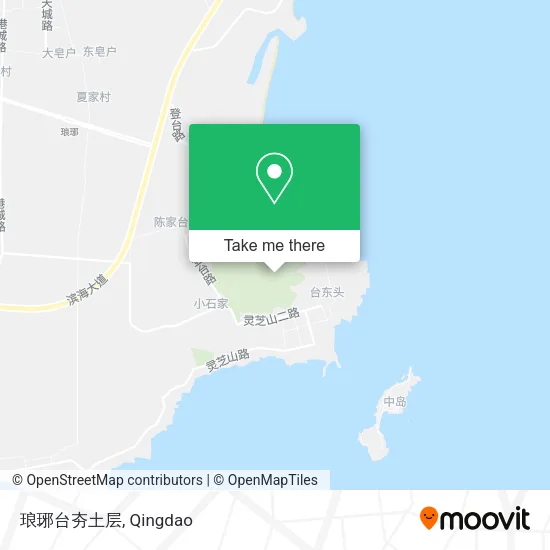 琅琊台夯土层 map