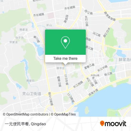 一元便民早餐 map