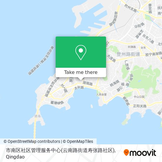 市南区社区管理服务中心(云南路街道寿张路社区) map