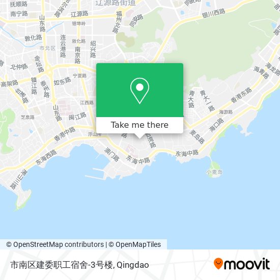 市南区建委职工宿舍-3号楼 map