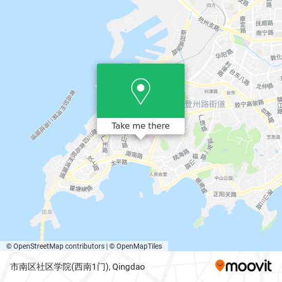 市南区社区学院(西南1门) map