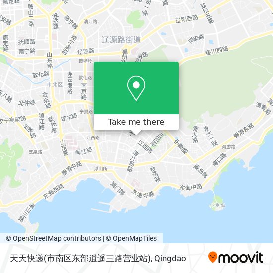 天天快递(市南区东部逍遥三路营业站) map