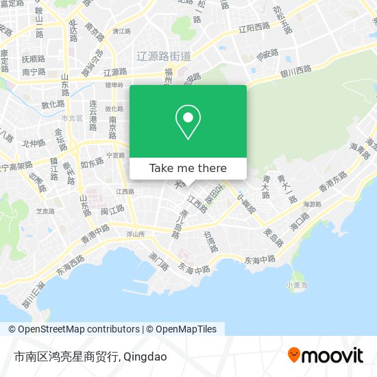 市南区鸿亮星商贸行 map