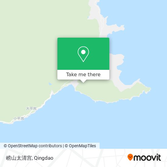 崂山太清宫 map