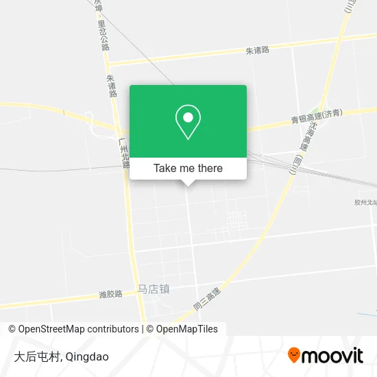 大后屯村 map
