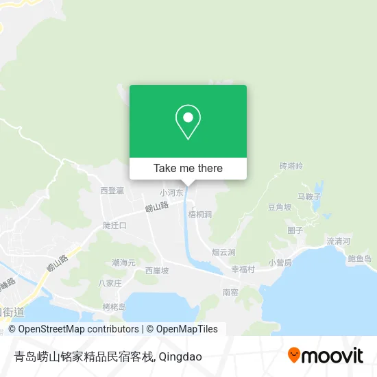 青岛崂山铭家精品民宿客栈 map