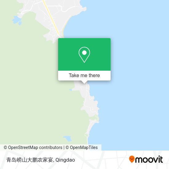 青岛崂山大鹏农家宴 map