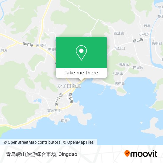 青岛崂山旅游综合市场 map