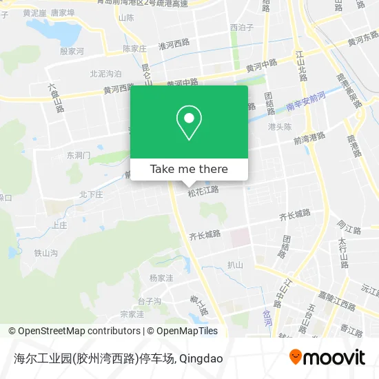 海尔工业园(胶州湾西路)停车场 map