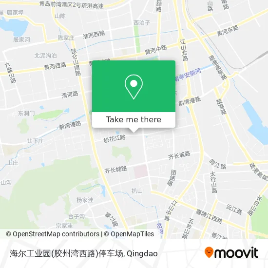 海尔工业园(胶州湾西路)停车场 map