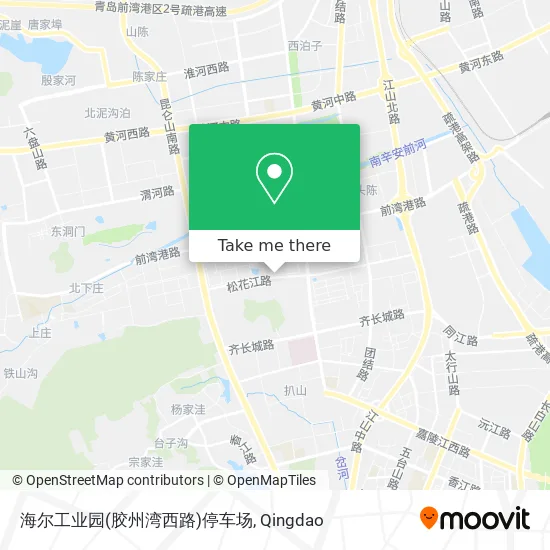 海尔工业园(胶州湾西路)停车场 map