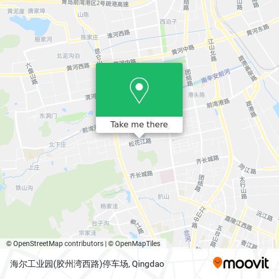 海尔工业园(胶州湾西路)停车场 map