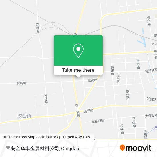 青岛金华丰金属材料公司 map