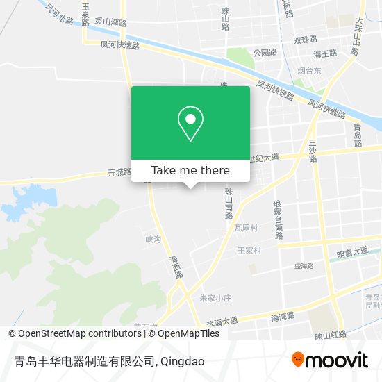 青岛丰华电器制造有限公司 map