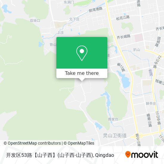 开发区53路【山子西】(山子西-山子西) map
