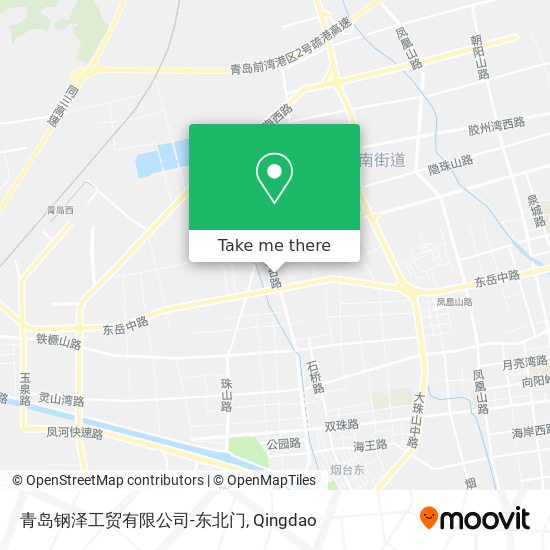 青岛钢泽工贸有限公司-东北门 map