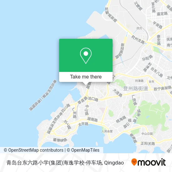 青岛台东六路小学(集团)海逸学校-停车场 map