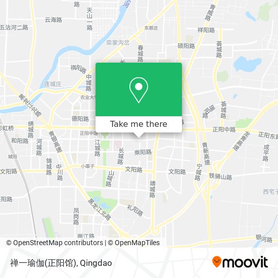 禅一瑜伽(正阳馆) map