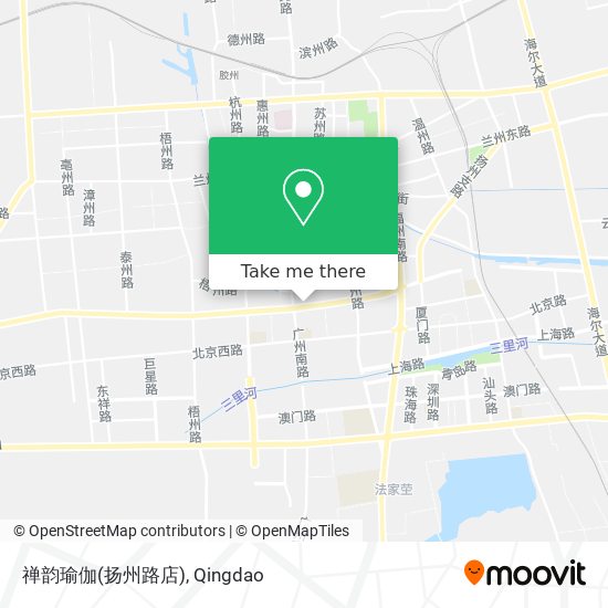 禅韵瑜伽(扬州路店) map