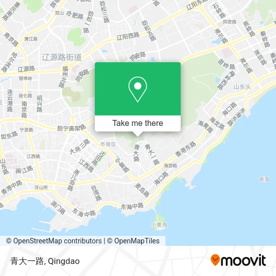 青大一路 map