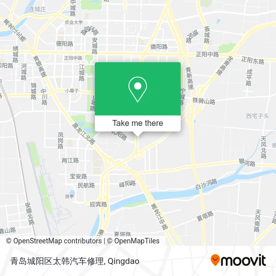 青岛城阳区太韩汽车修理 map