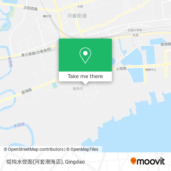 馄饨水饺面(河套潮海店) map