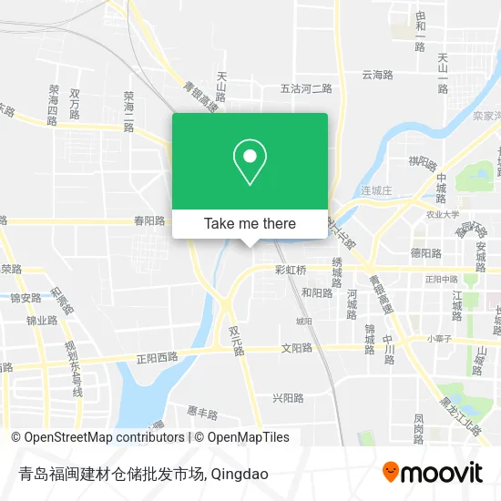 青岛福闽建材仓储批发市场 map
