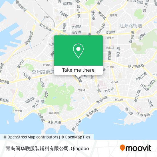 青岛闽华联服装辅料有限公司 map