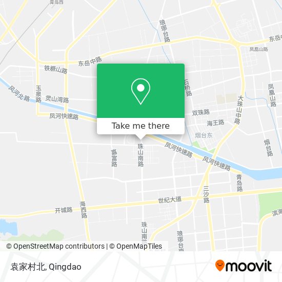 袁家村北 map