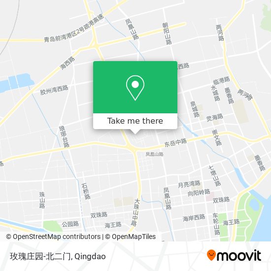 玫瑰庄园-北二门 map