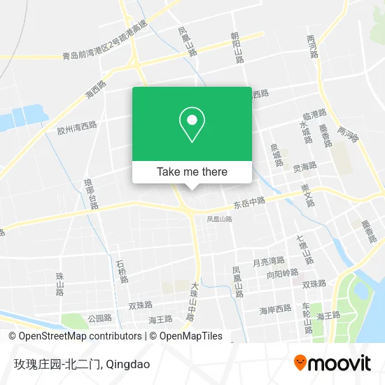 玫瑰庄园-北二门 map