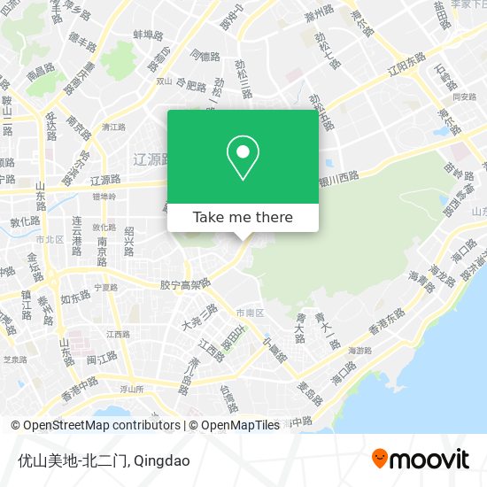 优山美地-北二门 map
