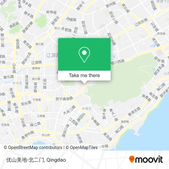 优山美地-北二门 map