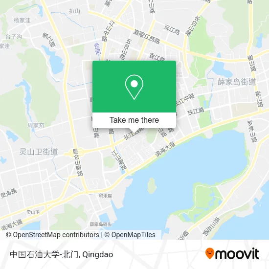 中国石油大学-北门 map