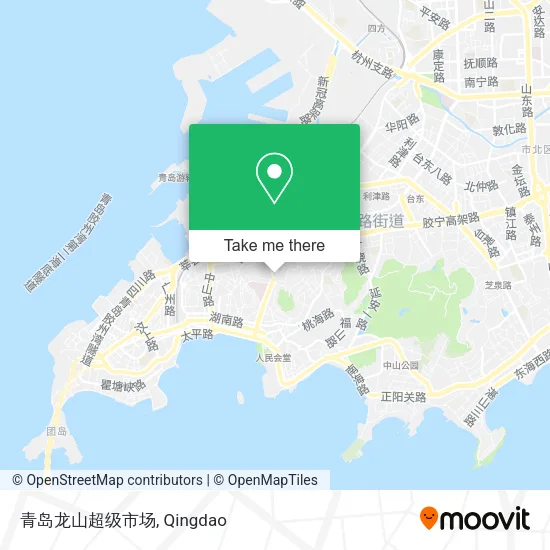 青岛龙山超级市场 map