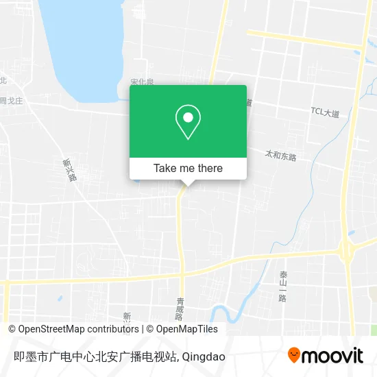 即墨市广电中心北安广播电视站 map
