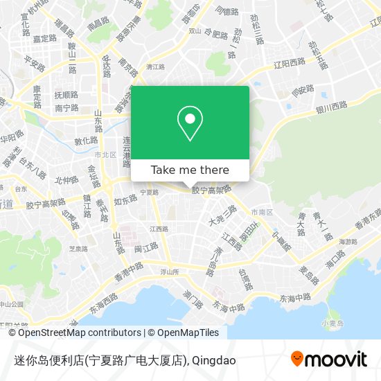 迷你岛便利店(宁夏路广电大厦店) map