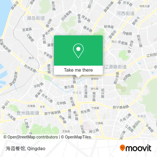 海霞餐馆 map