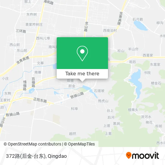 372路(后金-台东) map