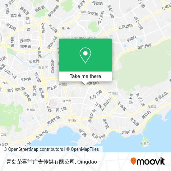 青岛荣喜堂广告传媒有限公司 map