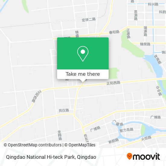 Qingdao National Hi-teck Park map