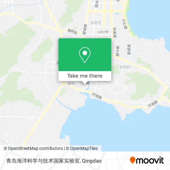青岛海洋科学与技术国家实验室 map