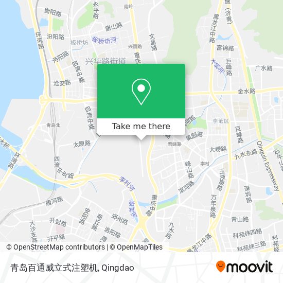 青岛百通威立式注塑机 map