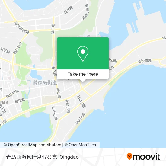 青岛西海风情度假公寓 map
