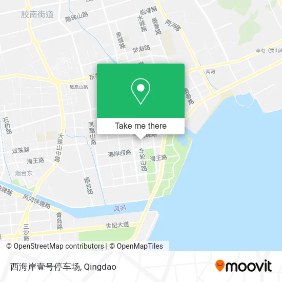 西海岸壹号停车场 map