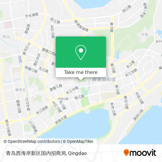 青岛西海岸新区国内招商局 map