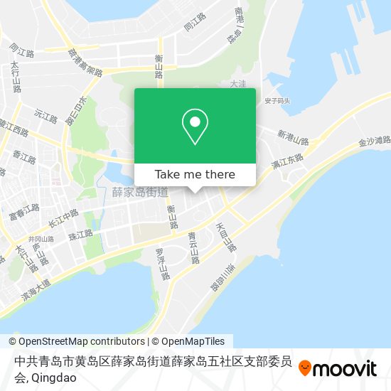 中共青岛市黄岛区薛家岛街道薛家岛五社区支部委员会 map