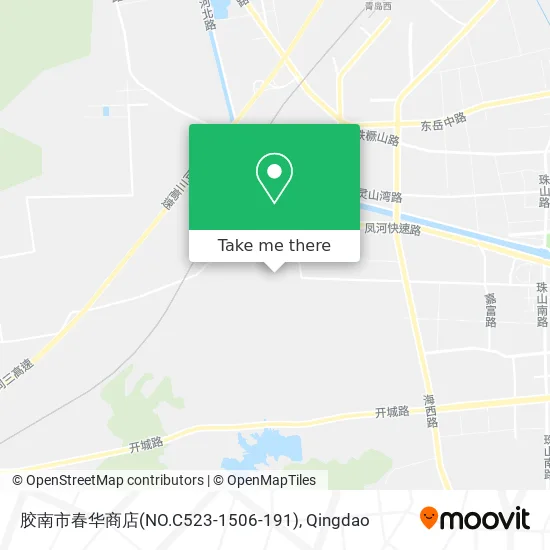 胶南市春华商店(NO.C523-1506-191) map