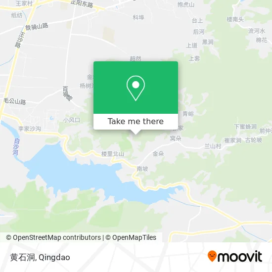 黄石洞 map