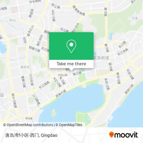 唐岛湾f小区-西门 map